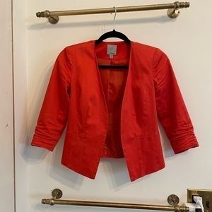Orange blazer